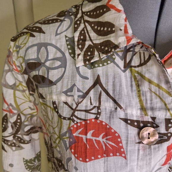 Drapers & Damon's Rayon Button Down Shirt , Size Large - Picture 2 of 9